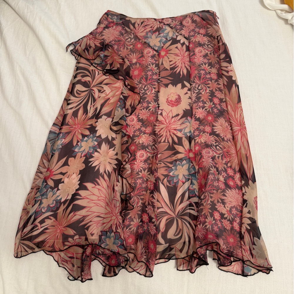Blumarine 100% silk skirt